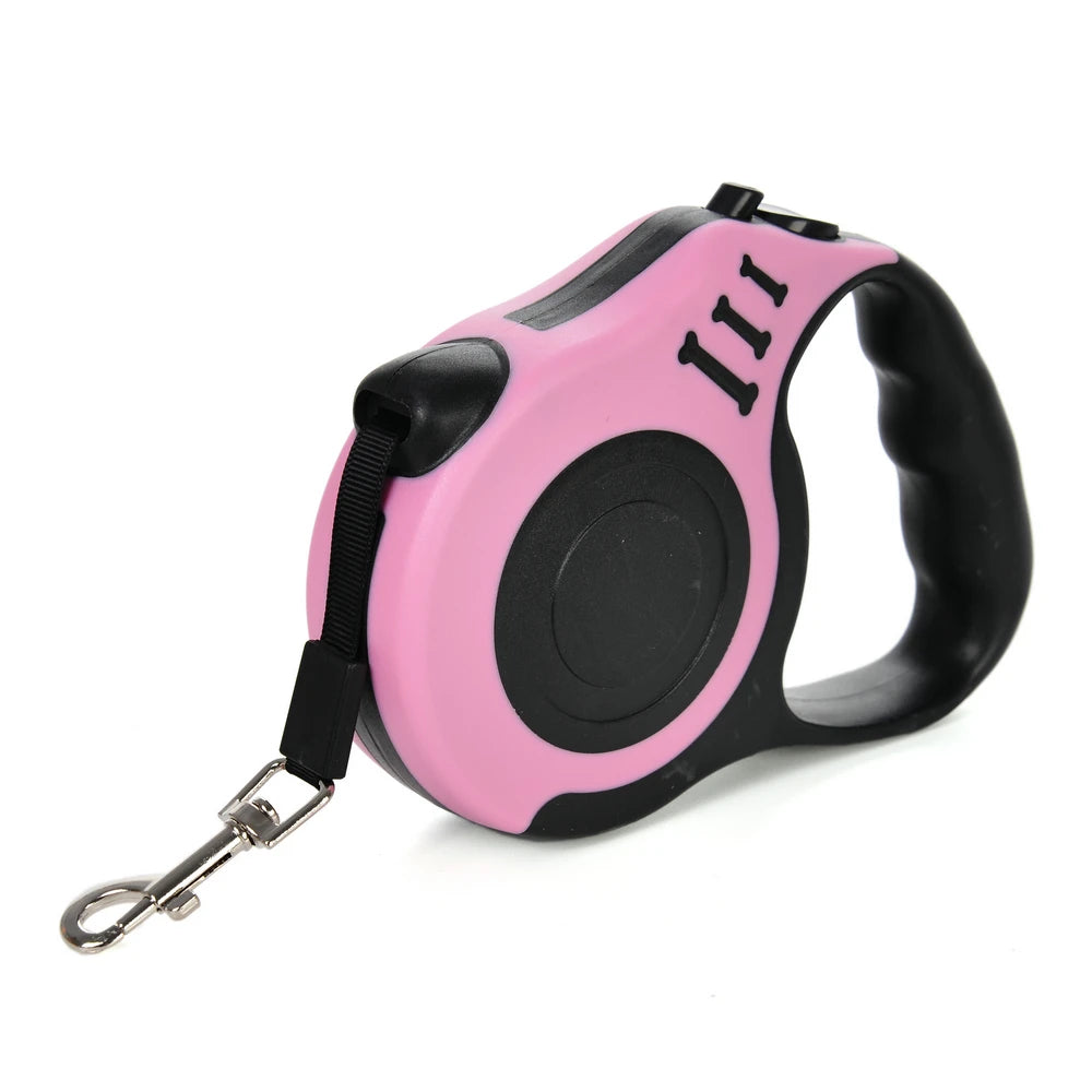 3m 5m Dog Leash For Small Medium Large Dogs Cats Automatic Retractable Strong Nylon Puppy Lead Schnauzer Pet Supplies